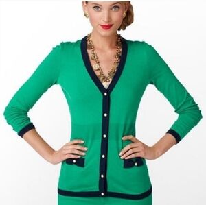 Lilly Pulitzer Cody Cardigan Green Vintage Size M